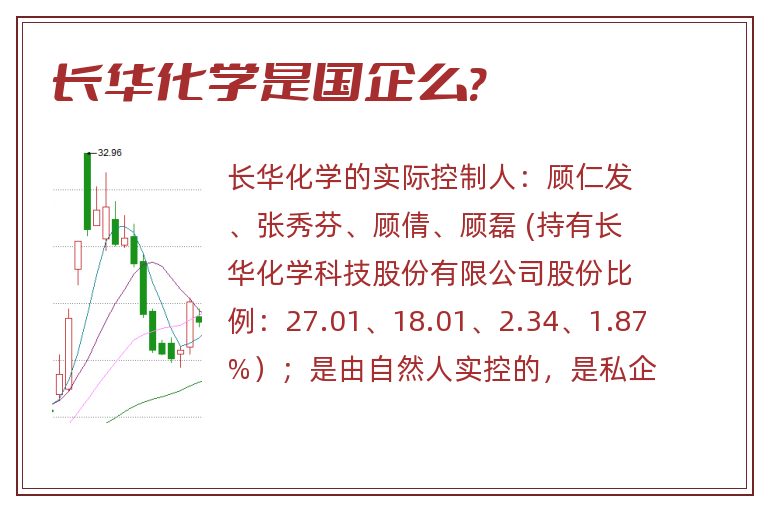 长华化学是国企么?