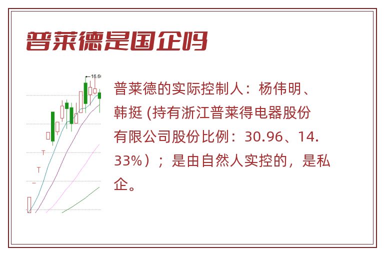 普莱德是国企吗