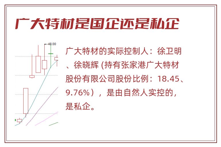 广大特材是国企还是私企