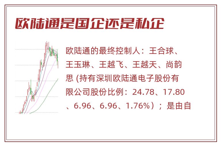 欧陆通是国企还是私企