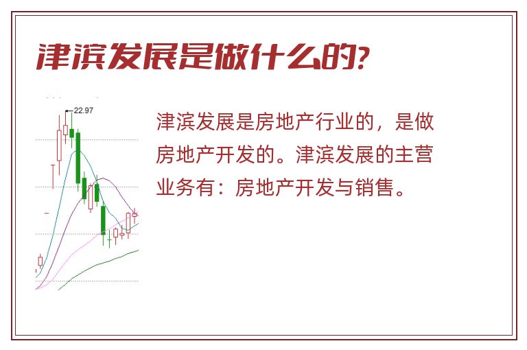 津滨发展是做什么的?