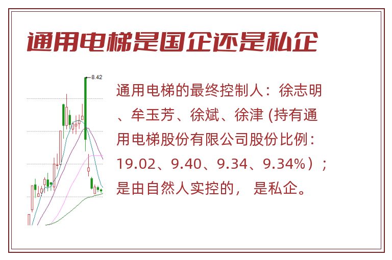 通用电梯是国企还是私企