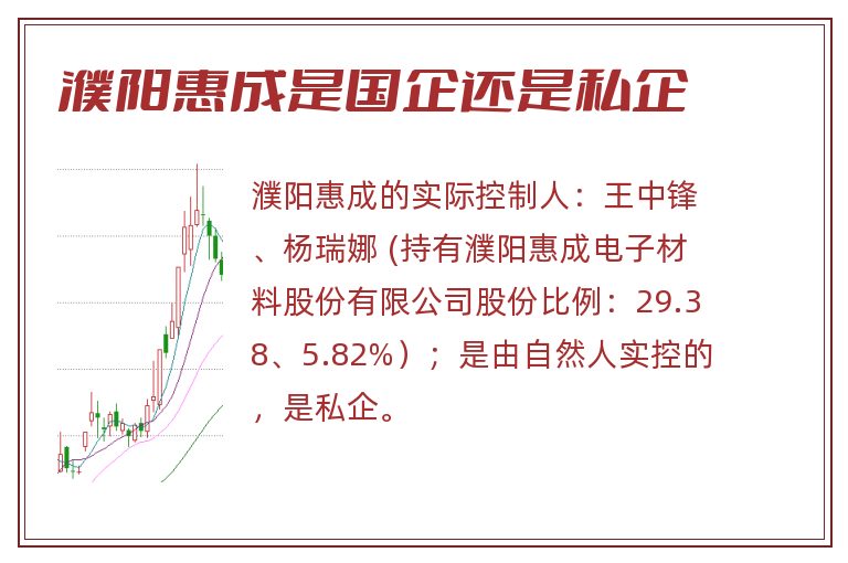 濮阳惠成是国企还是私企