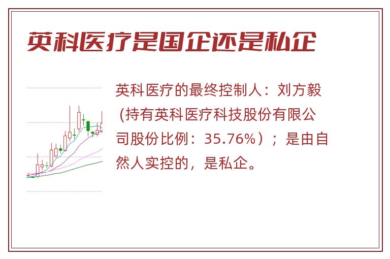 英科医疗是国企还是私企