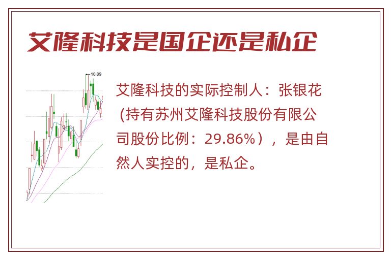 艾隆科技是国企还是私企