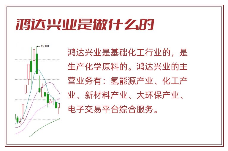 鸿达兴业是做什么的