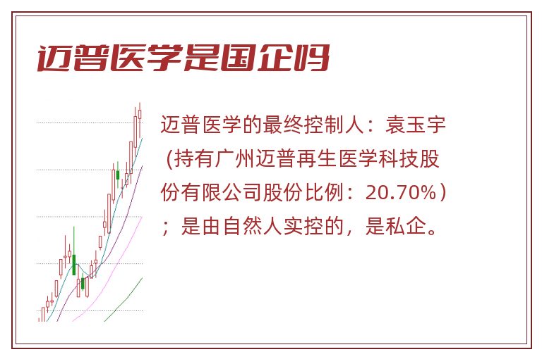 迈普医学是国企吗