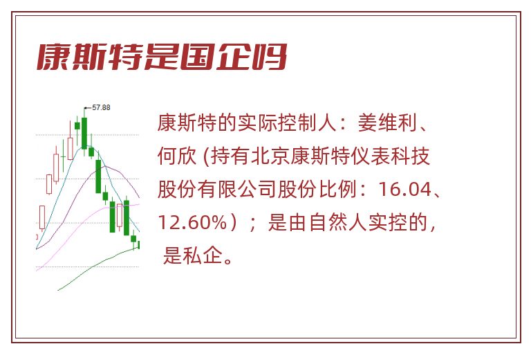 康斯特是国企吗