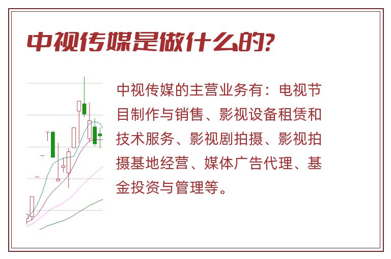 中视传媒是做什么的？