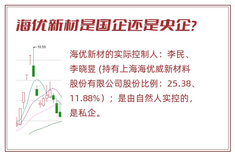 海优新材是国企还是央企?