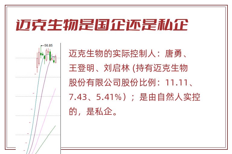 迈克生物是国企还是私企