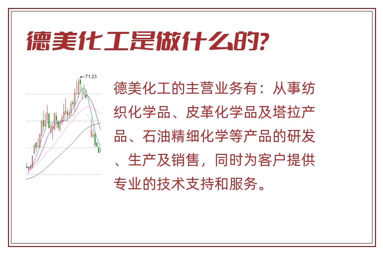 德美化工是做什么的？