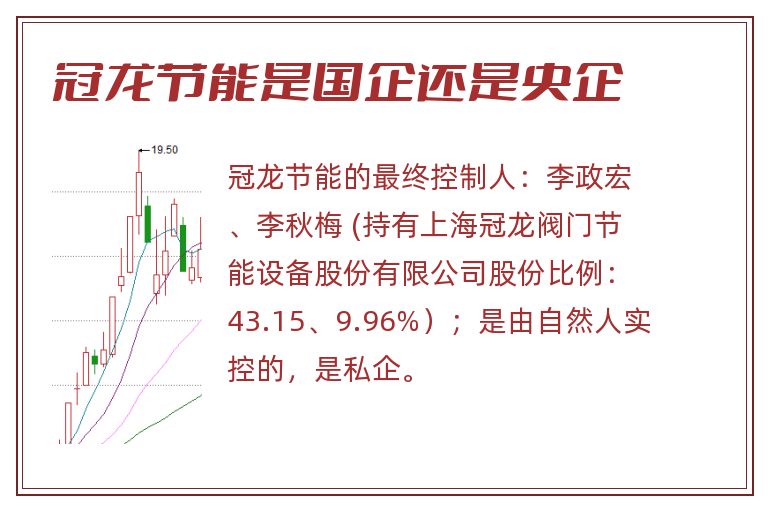 冠龙节能是国企还是央企