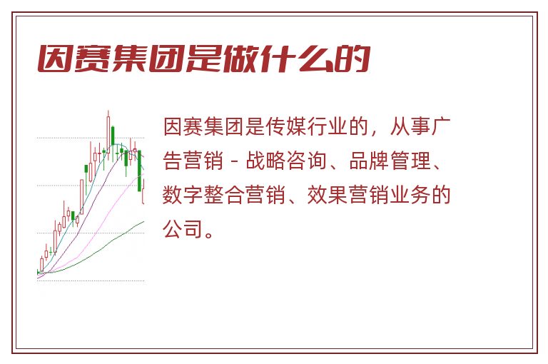 因赛集团是做什么的