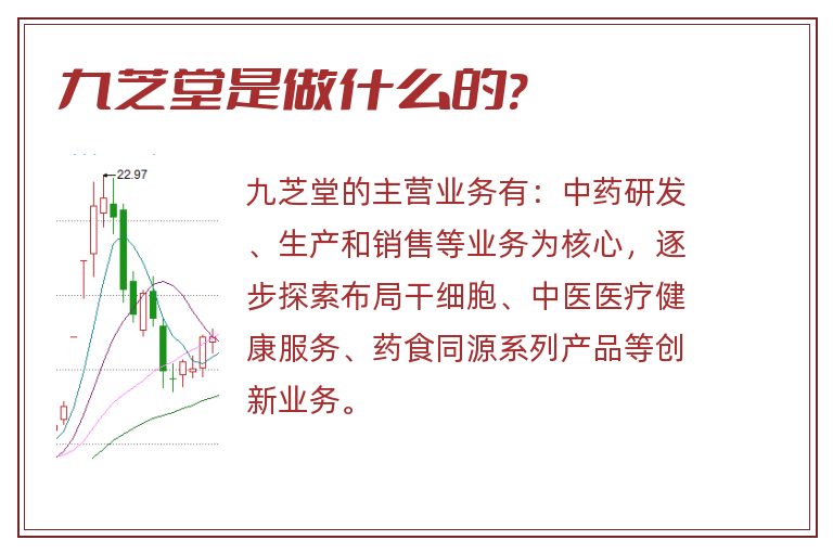 九芝堂是做什么的?