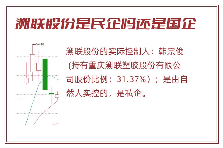 溯联股份是民企吗还是国企