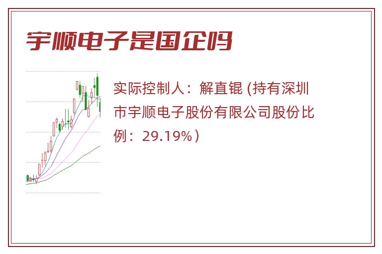 宇顺电子是国企吗