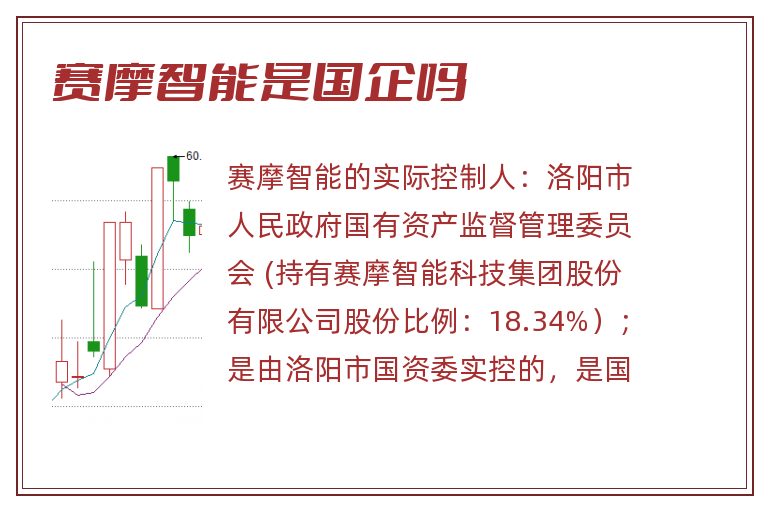 赛摩智能是国企吗