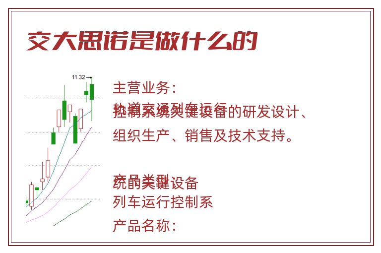 交大思诺是做什么的