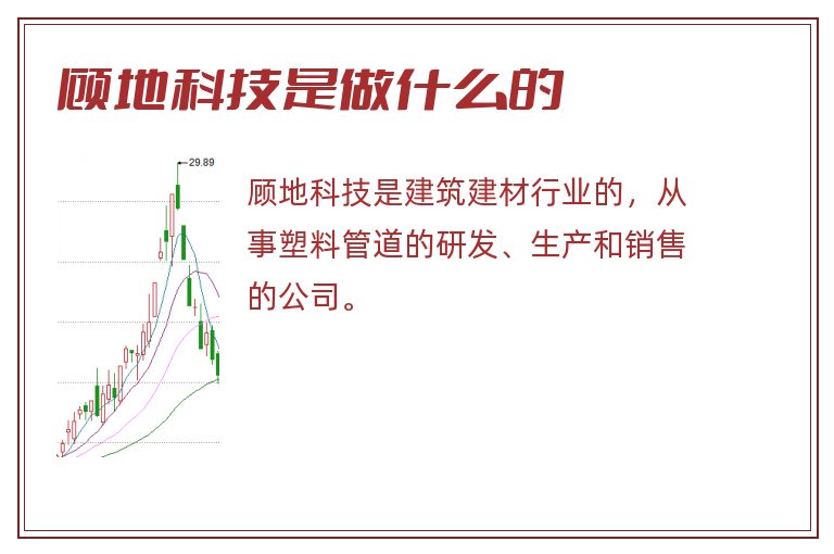 顾地科技是做什么的