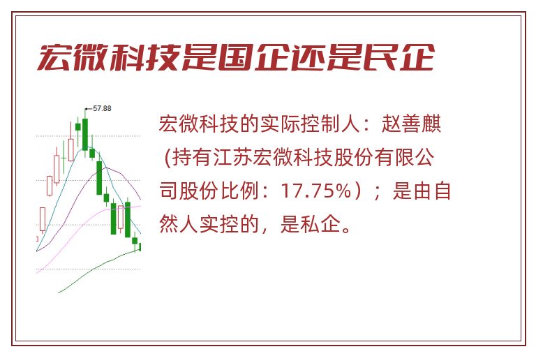 宏微科技是国企还是民企