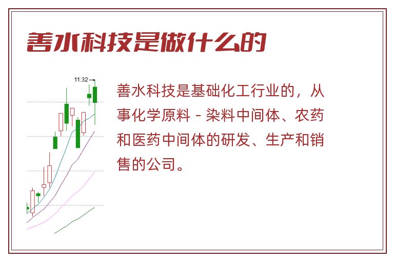 善水科技是做什么的