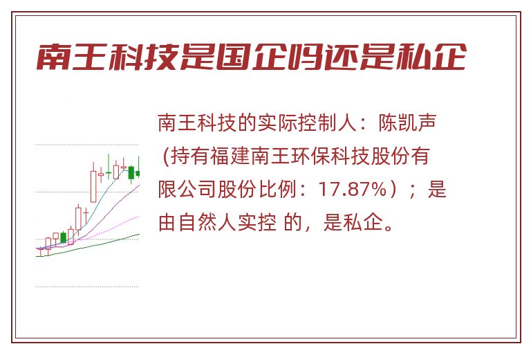 南王科技是国企吗还是私企