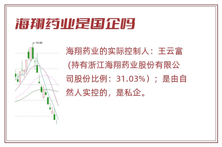 海翔药业是国企吗