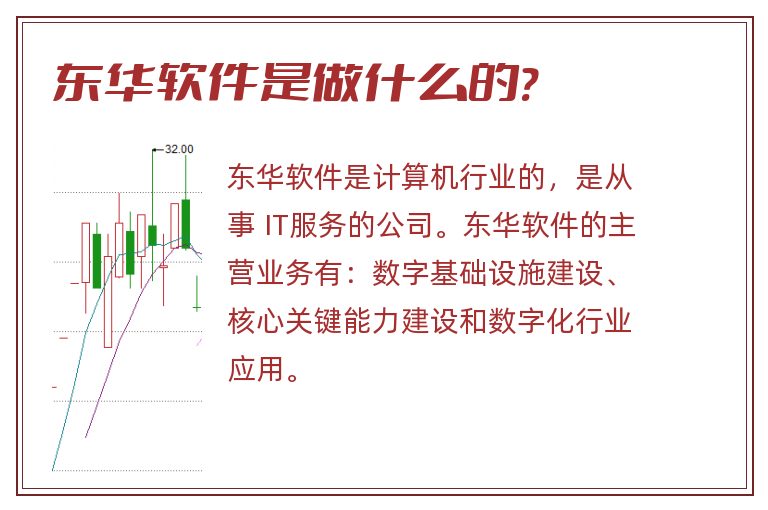 东华软件是做什么的?