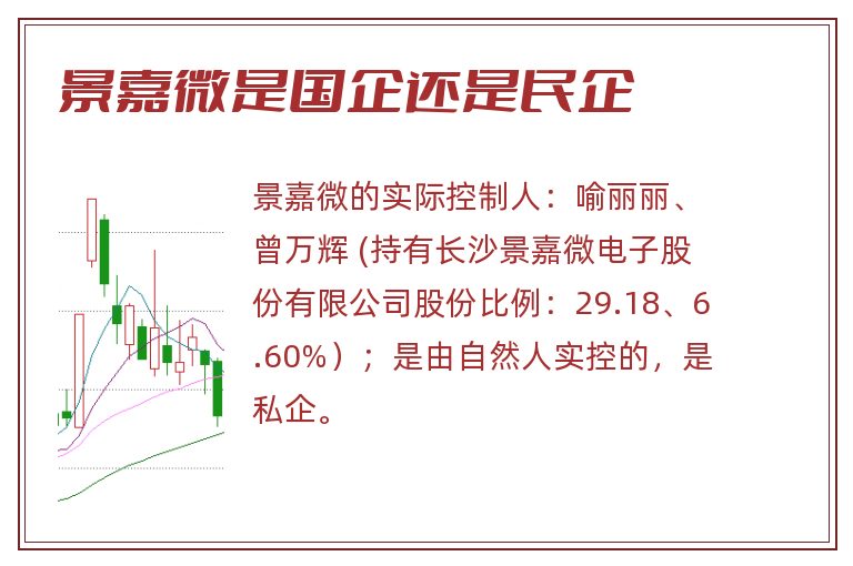 景嘉微是国企还是民企