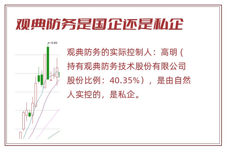 观典防务是国企还是私企