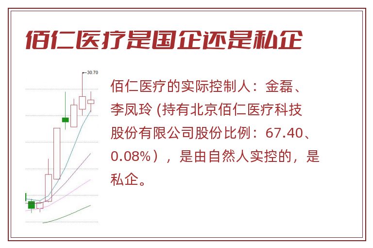 佰仁医疗是国企还是私企