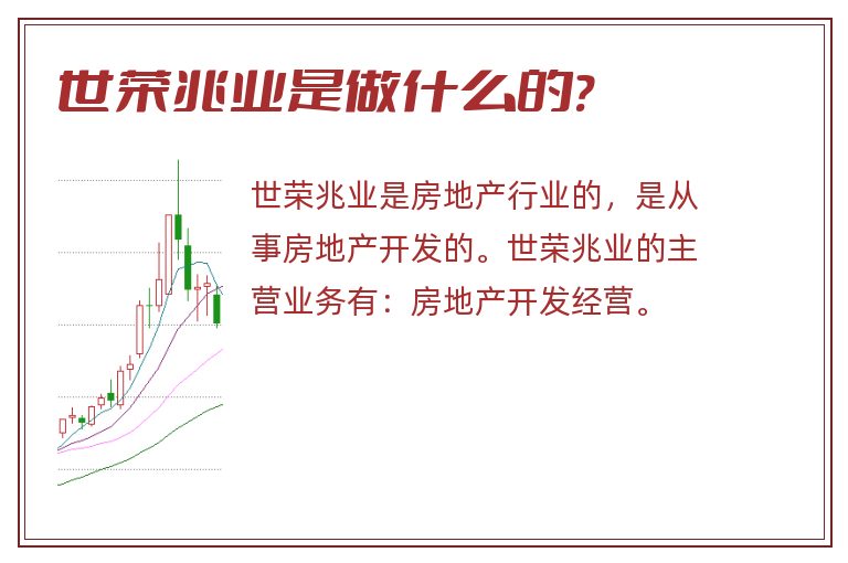 世荣兆业是做什么的?