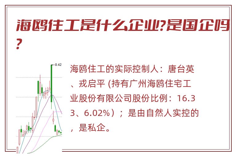 海鸥住工是什么企业？是国企吗？