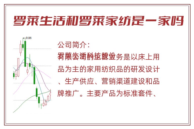 罗莱生活和罗莱家纺是一家吗