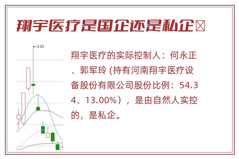 翔宇医疗是国企还是私企	