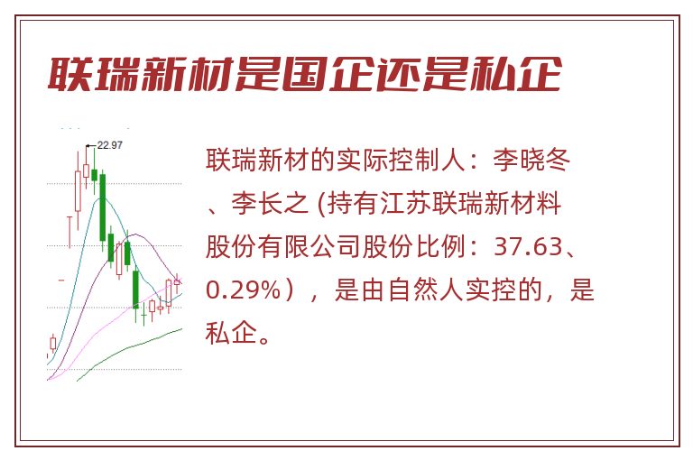 联瑞新材是国企还是私企