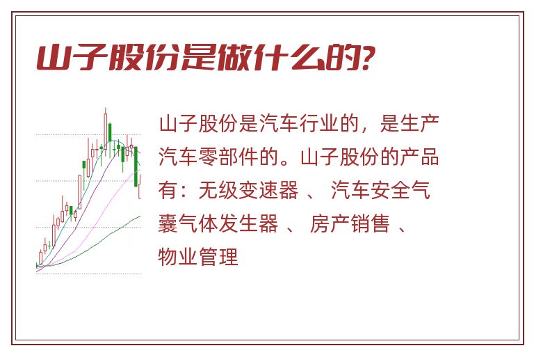 山子股份是做什么的？