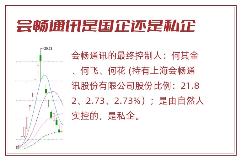 会畅通讯是国企还是私企