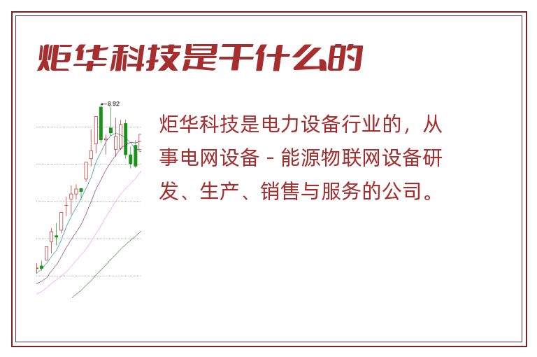 炬华科技是干什么的