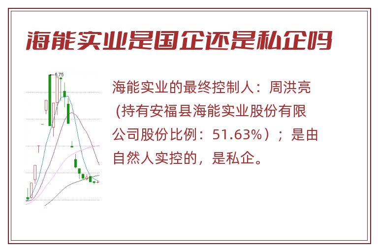 海能实业是国企还是私企吗