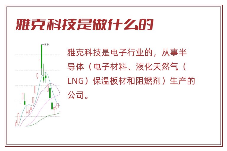 雅克科技是做什么的