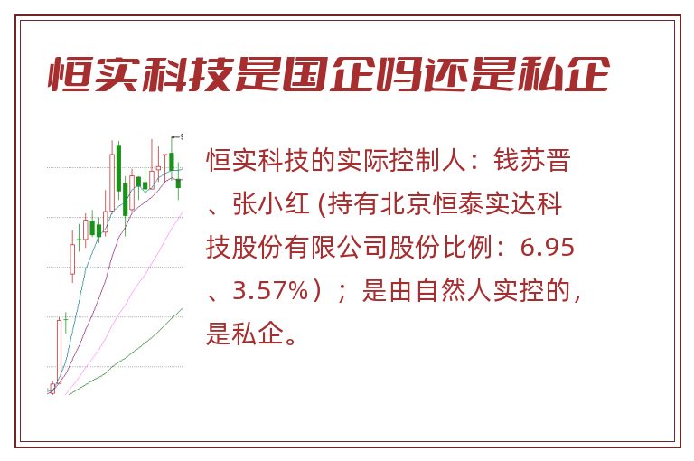 恒实科技是国企吗还是私企