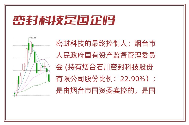 密封科技是国企吗