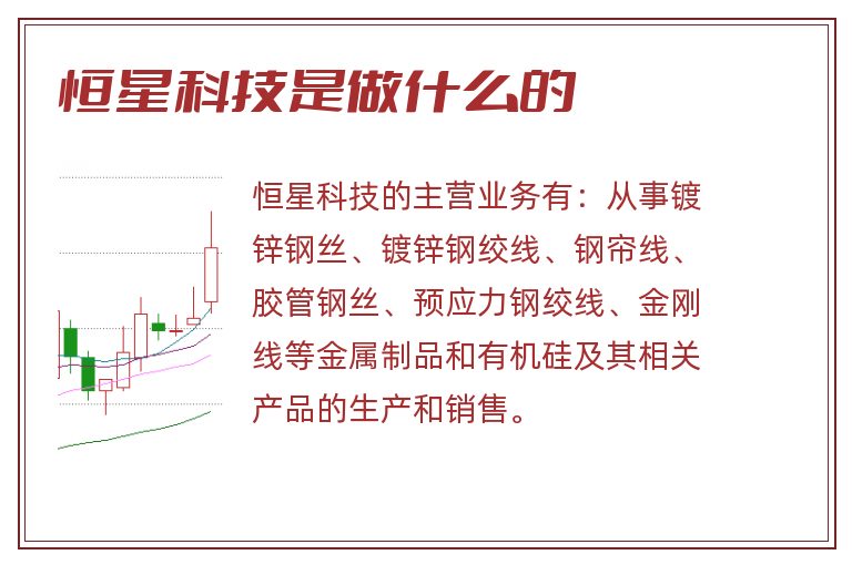 恒星科技是做什么的