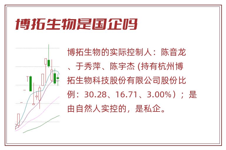 博拓生物是国企吗