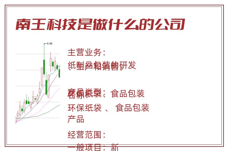 南王科技是做什么的公司