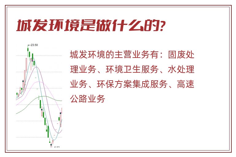 城发环境是做什么的?