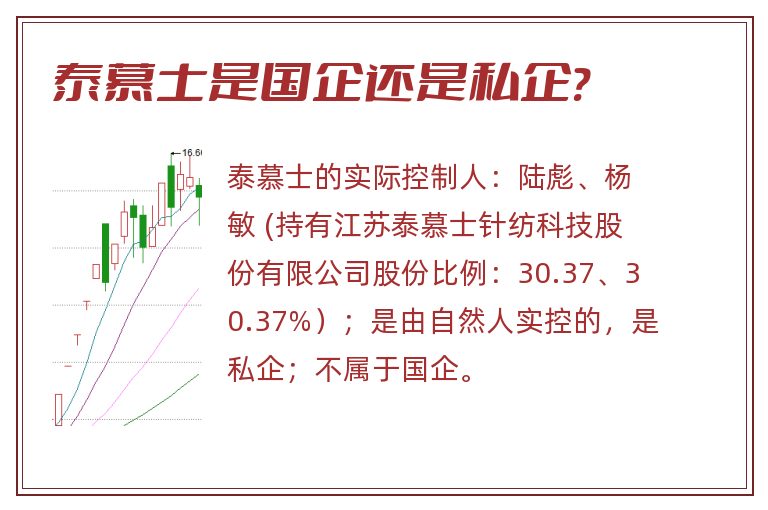 泰慕士是国企还是私企?