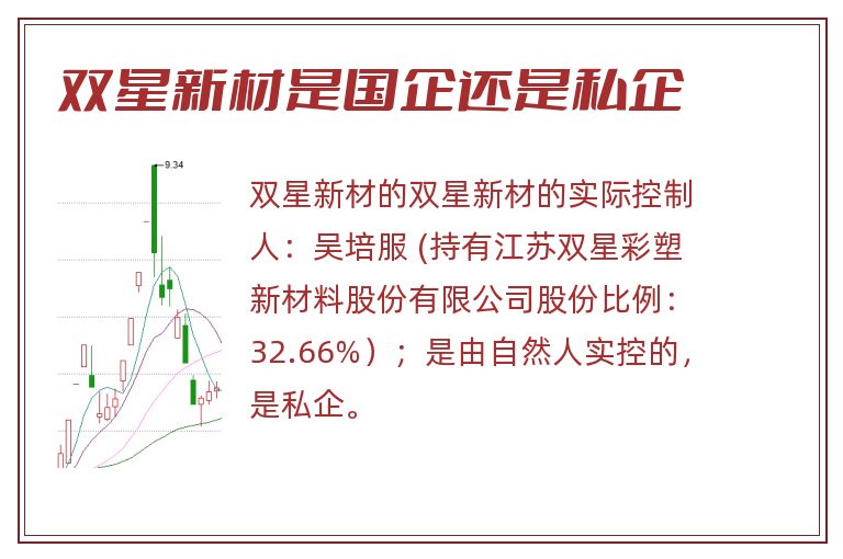 双星新材是国企还是私企